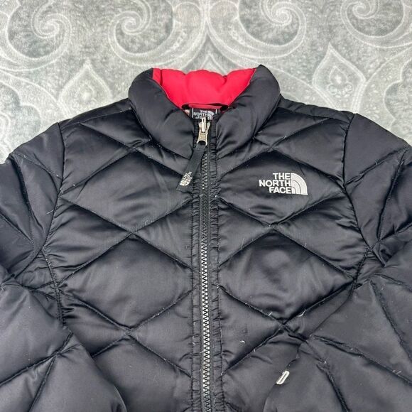 Girls North Face 550 Puffer Jacket - Picture 7 of 8